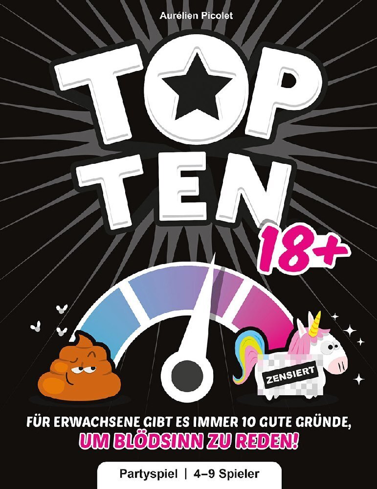 Cover: 4015566603929 | Top Ten 18+ | Aurélien Picolet | Spiel | 2022 | Asmodee