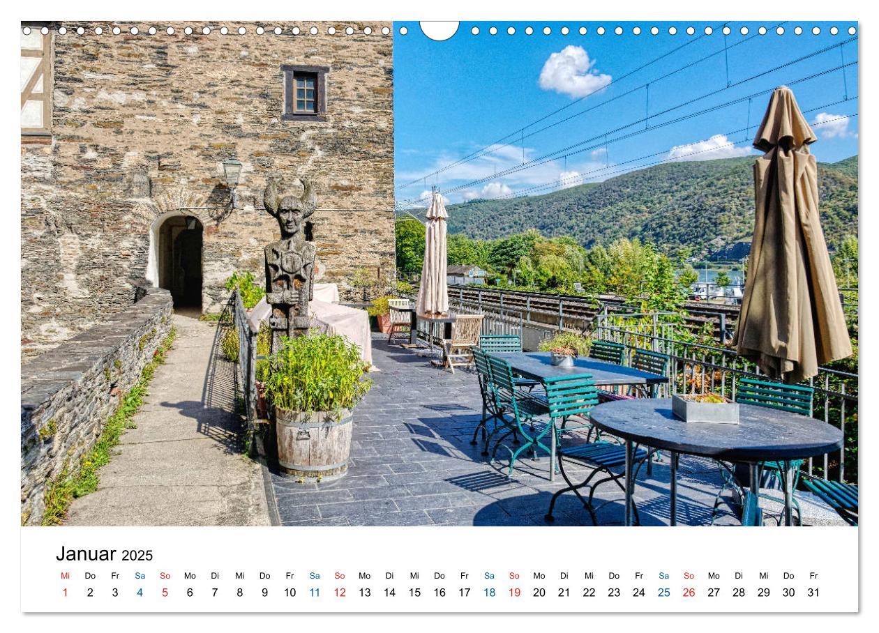 Bild: 9783435161300 | Bacharach - Fachwerkromantik am Rhein (Wandkalender 2025 DIN A3...