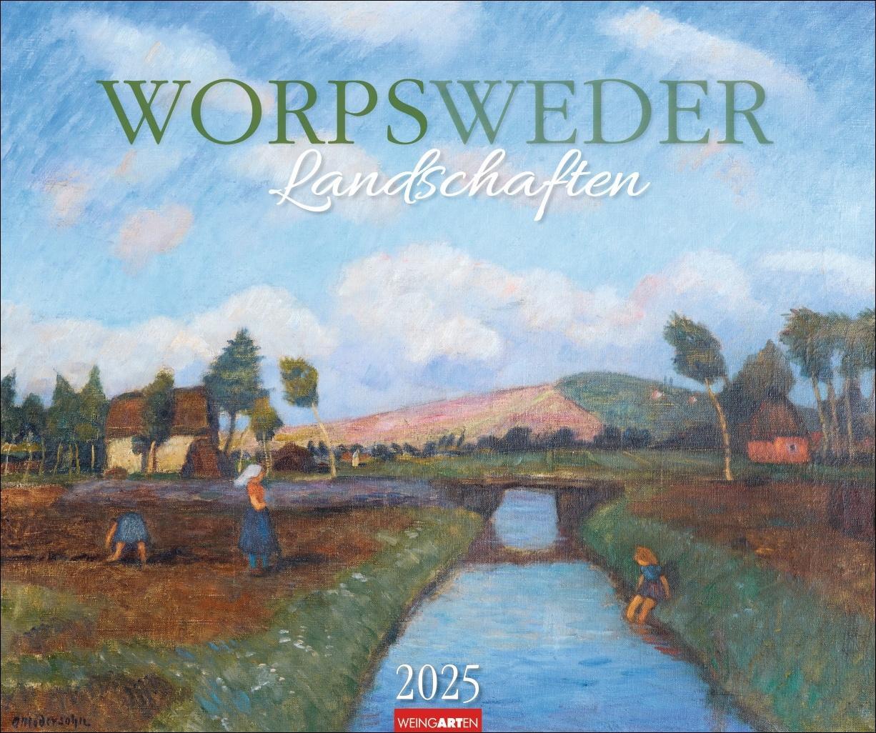 Cover: 9783839900666 | Worpsweder Landschaften Kalender 2025 | Kalender | Spiralbindung