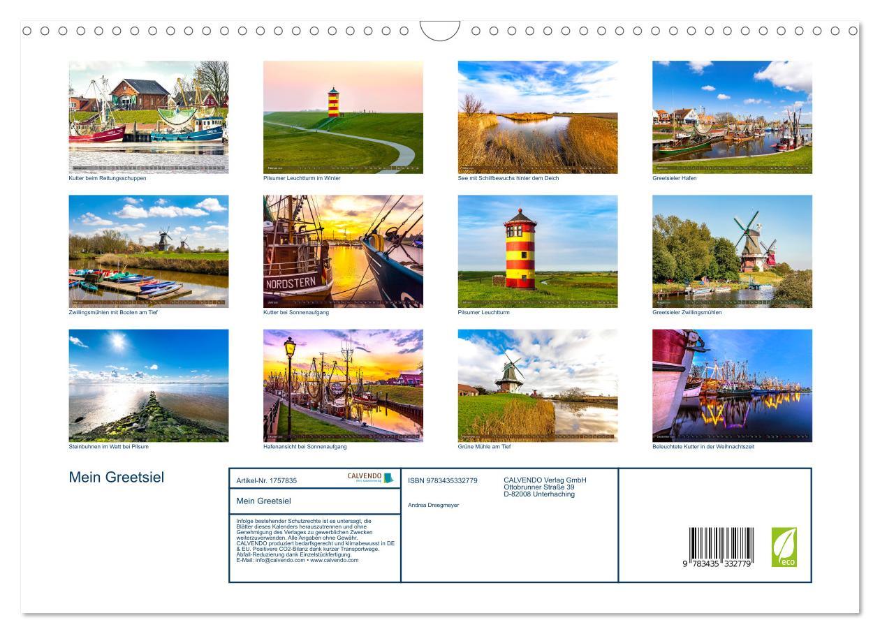 Bild: 9783435332779 | Mein Greetsiel (Wandkalender 2025 DIN A3 quer), CALVENDO...