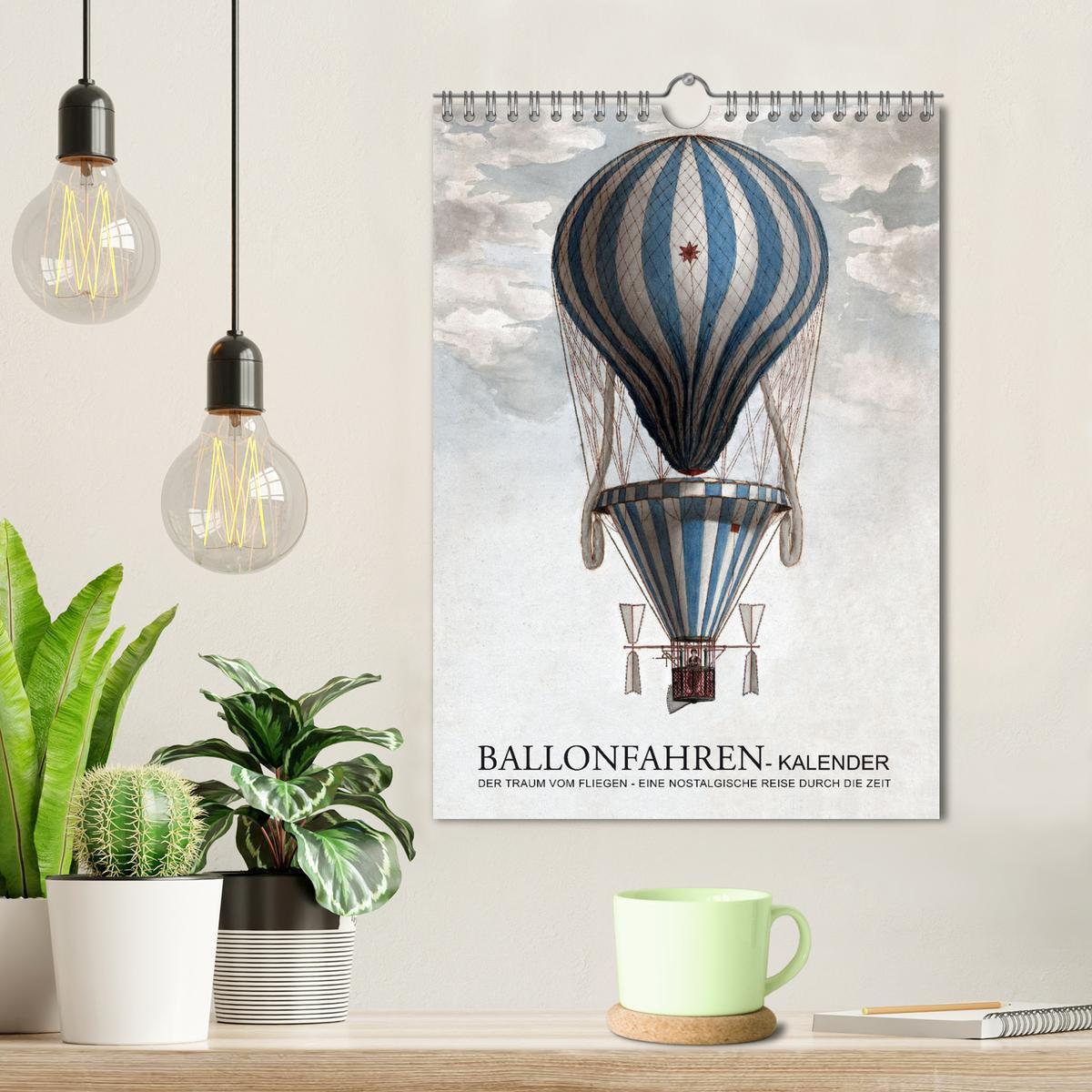 Bild: 9783435912957 | Ballonfahren Kalender (Wandkalender 2025 DIN A4 hoch), CALVENDO...