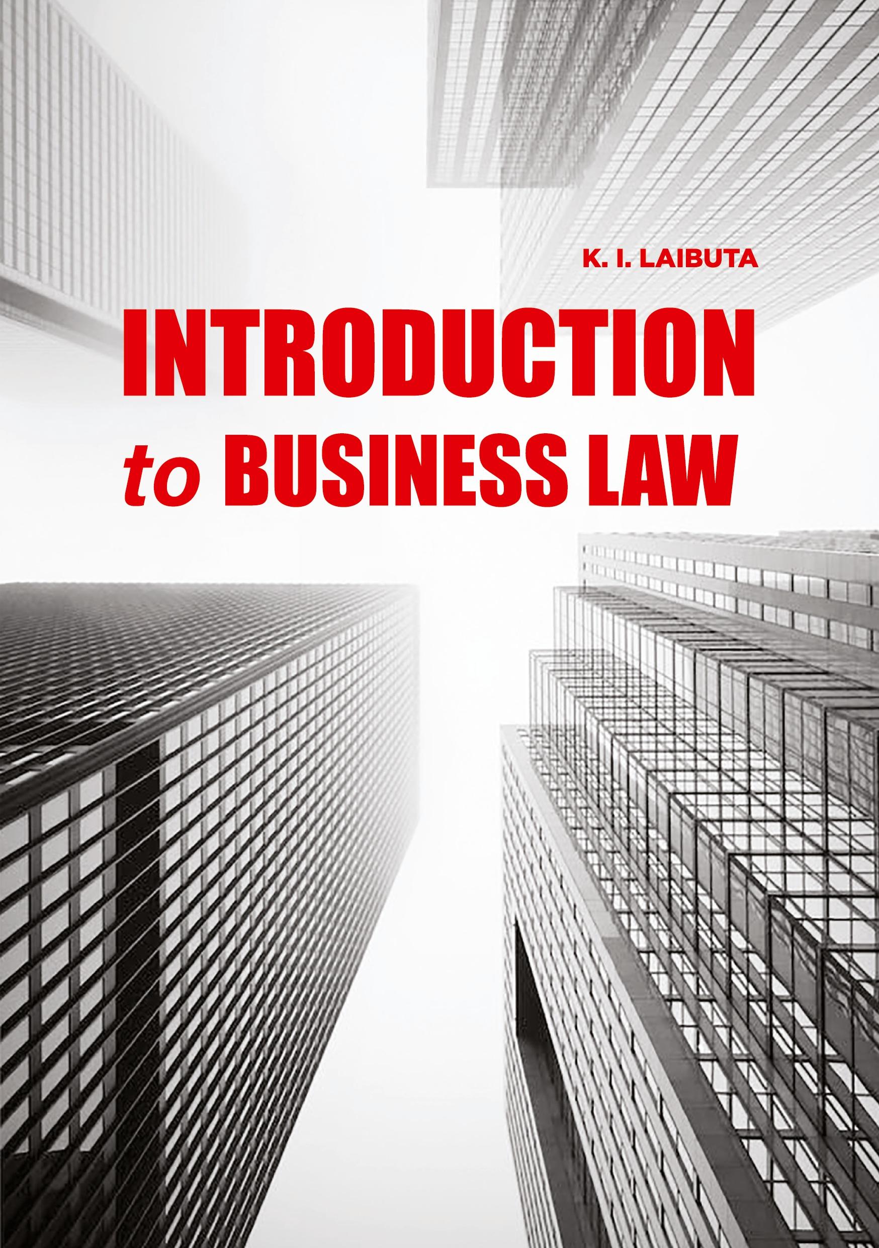 Cover: 9789966109200 | Introduction to Business Law | Kibaya Laibuta | Taschenbuch | Englisch