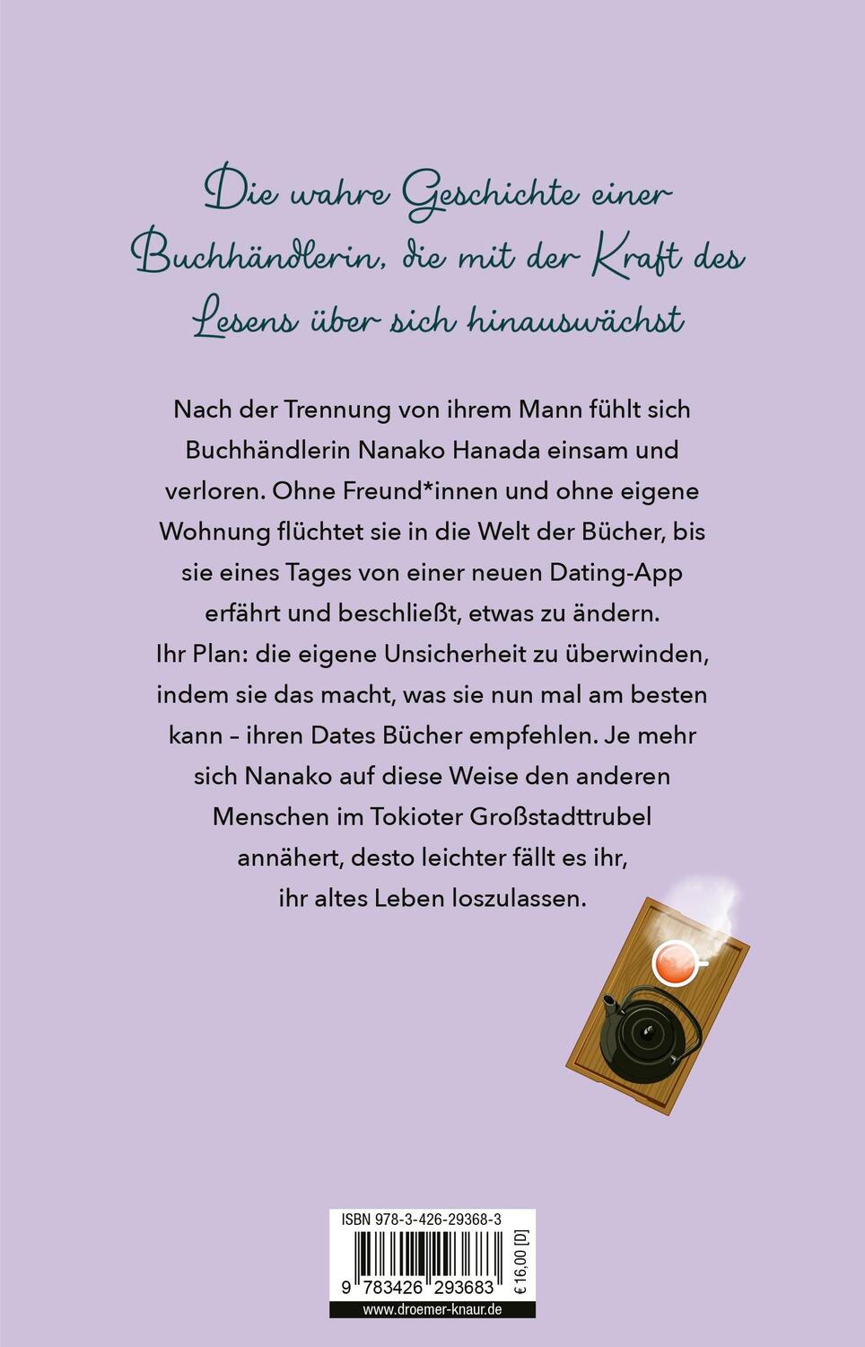 Rückseite: 9783426293683 | Die einsame Buchhändlerin von Tokio | Nanako Hanada | Taschenbuch