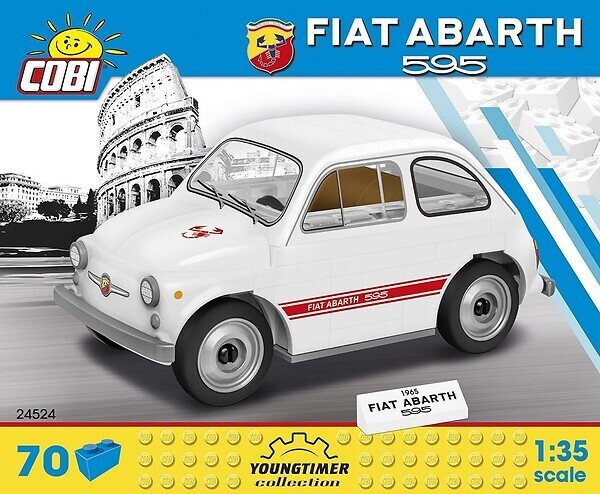 Cover: 5902251245245 | COBI-24524 - 1965 Fiat Abarth 595, Auto, Bausatz, 70 Teile | Fiat