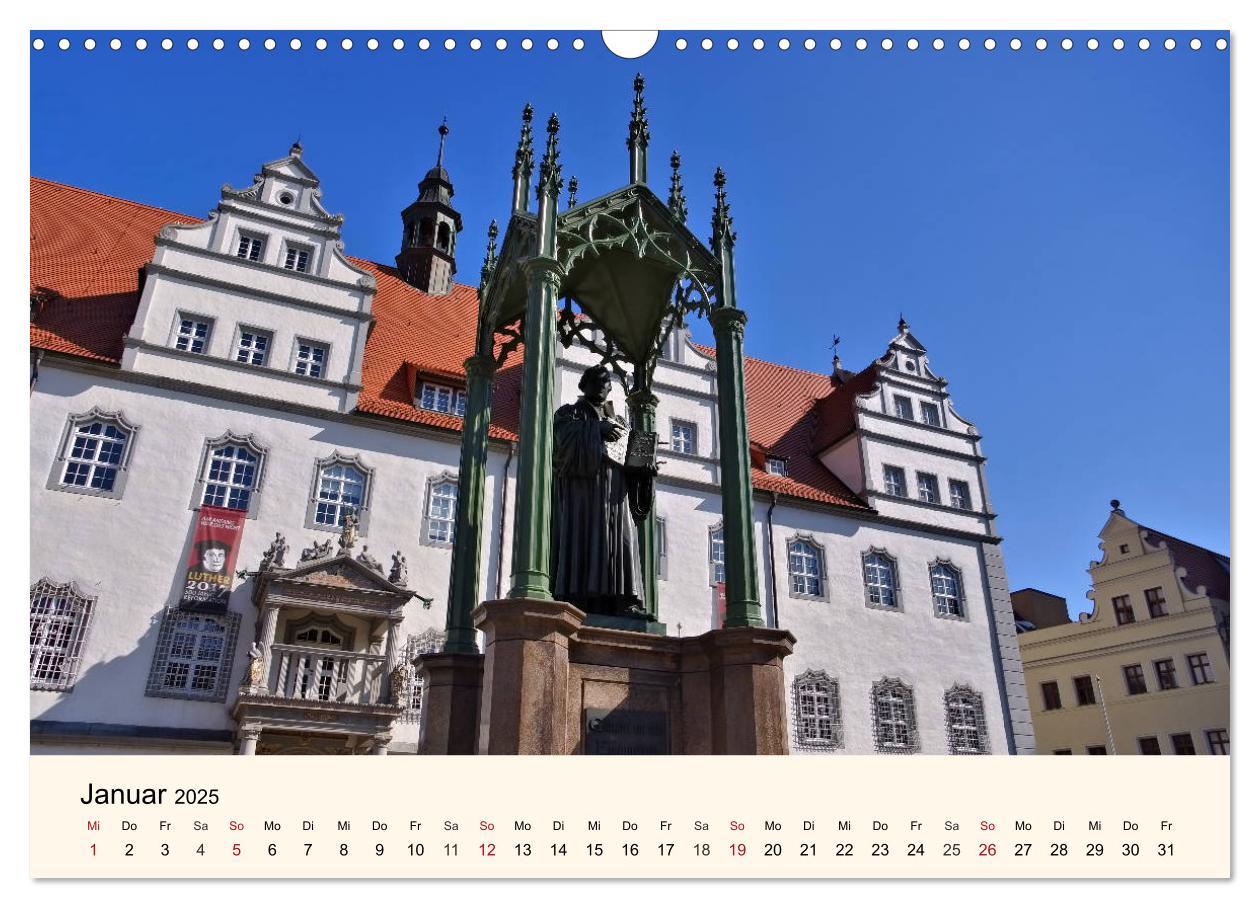 Bild: 9783435454693 | Lutherstadt Wittenberg - Stadt der Reformation (Wandkalender 2025...