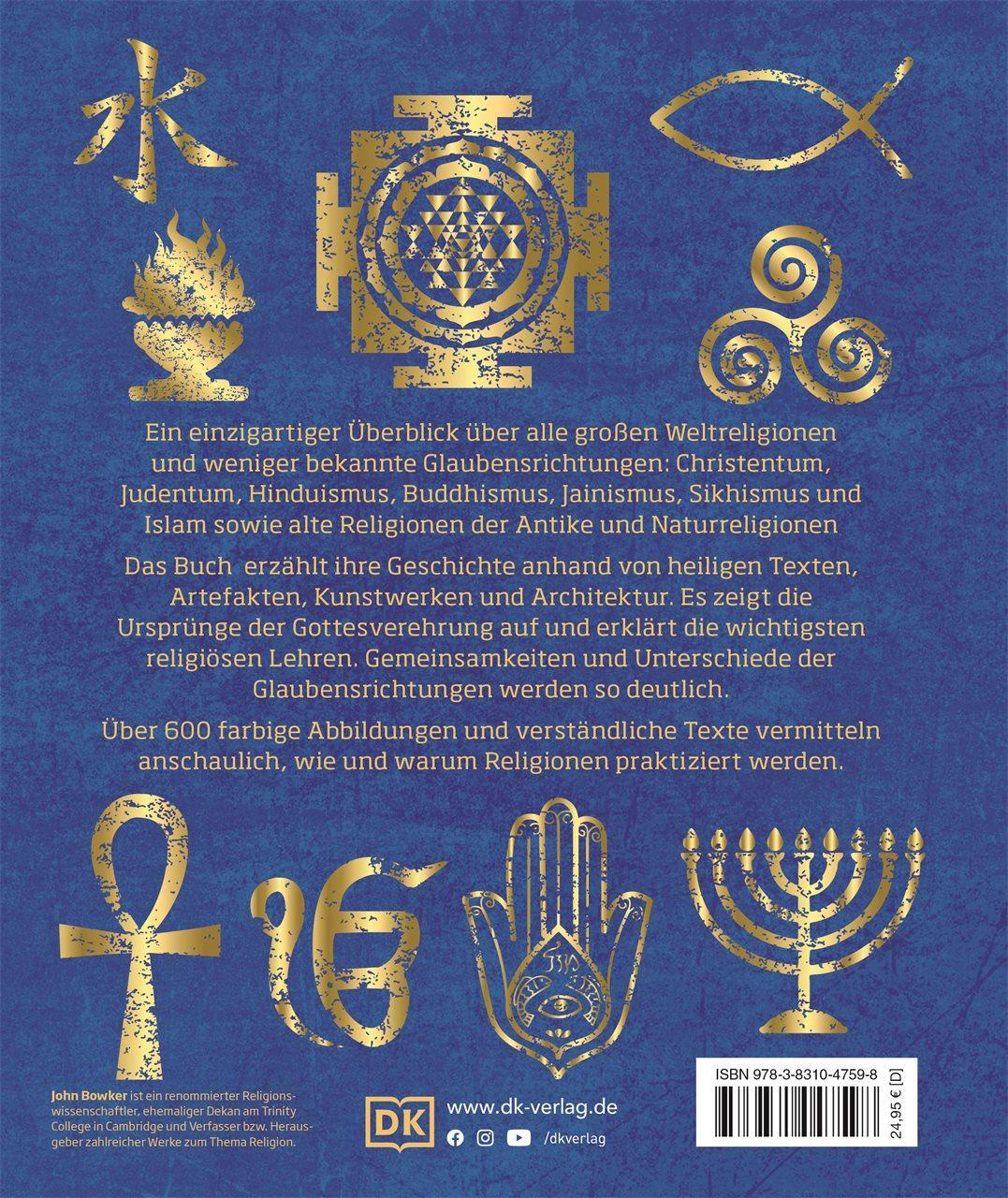 Rückseite: 9783831047598 | Religionen der Welt | John Bowker | Buch | 352 S. | Deutsch | 2023