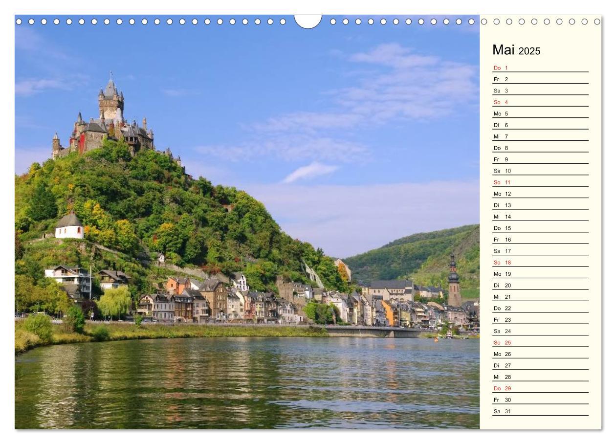 Bild: 9783435521425 | Entlang der Mosel (Wandkalender 2025 DIN A3 quer), CALVENDO...