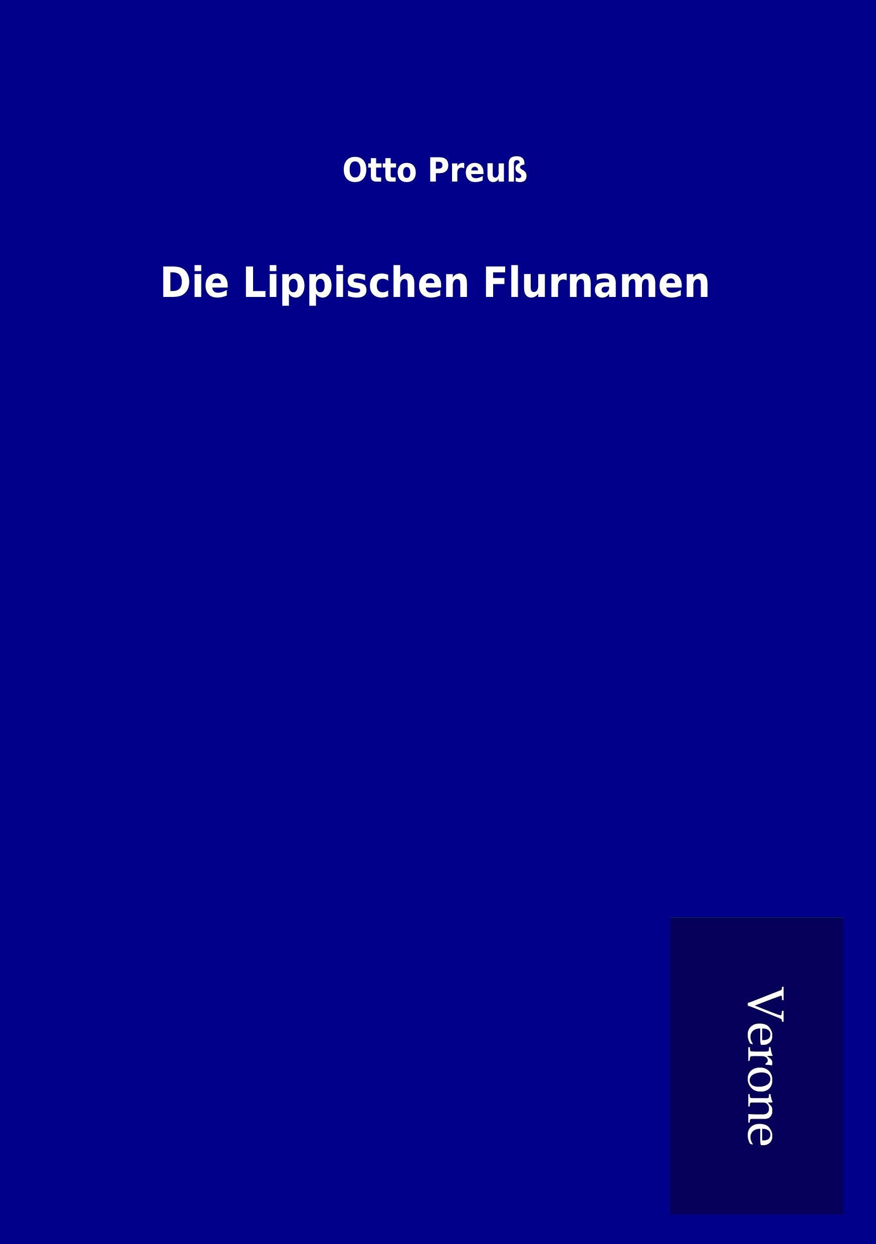 Cover: 9789925024278 | Die Lippischen Flurnamen | Otto Preuß | Taschenbuch | Paperback | 2016