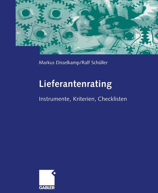 Cover: 9783322904638 | Lieferantenrating | Instrumente, Kriterien, Checklisten | Taschenbuch