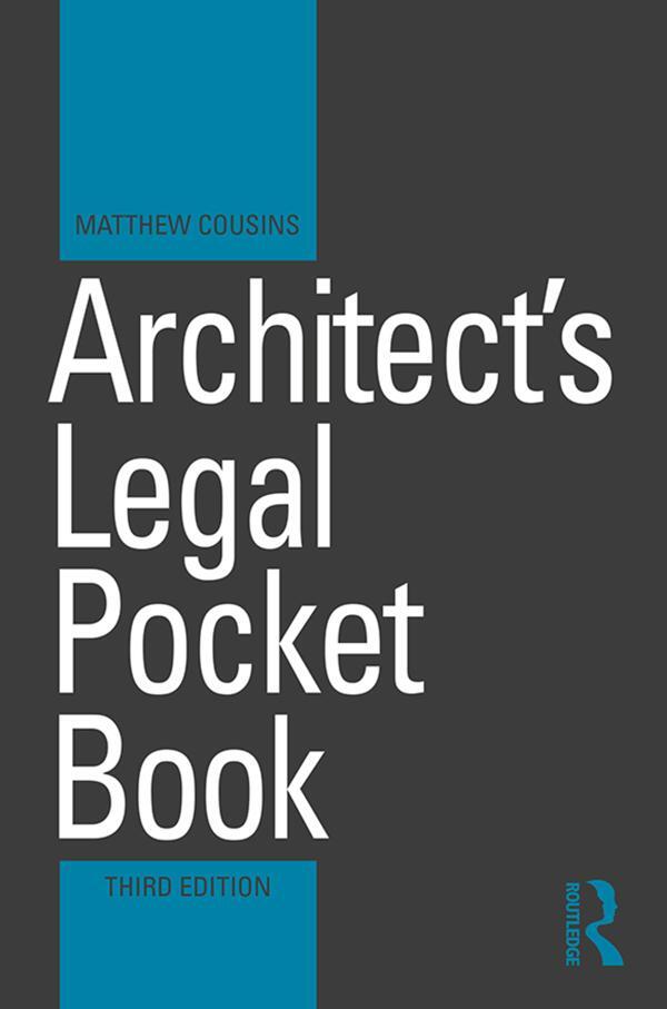 Cover: 9781138506695 | Architect's Legal Pocket Book | Matthew Cousins | Taschenbuch | 2019