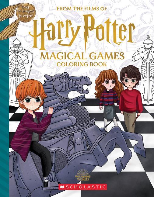 Cover: 9781338890600 | Magical Games Coloring Book (Harry Potter) | Jenna Ballard | Buch