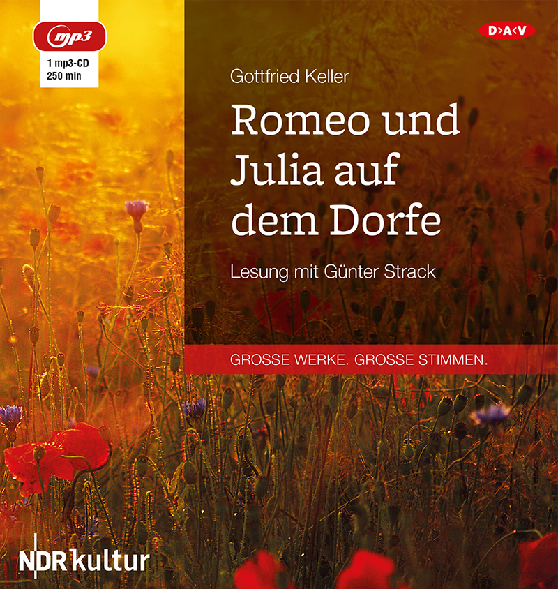 Cover: 9783862316212 | Romeo und Julia auf dem Dorfe, 1 Audio-CD, 1 MP3 | Gottfried Keller