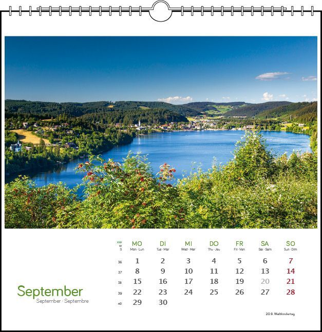 Bild: 9783861924135 | Schwarzwald 2025 | Postkarten-Tischkalender | Clemens Emmler | 13 S.