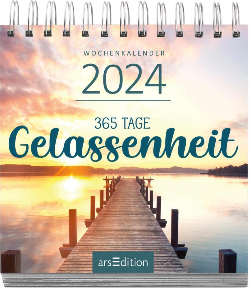 Cover: 4014489130390 | Mini-Wochenkalender 365 Tage Gelassenheit 2024 | Kalender | 108 S.