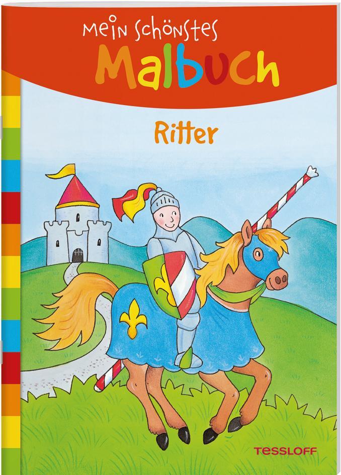 Cover: 9783788641856 | Mein schönstes Malbuch. Ritter. Malen für Kinder ab 5 Jahren | Buch