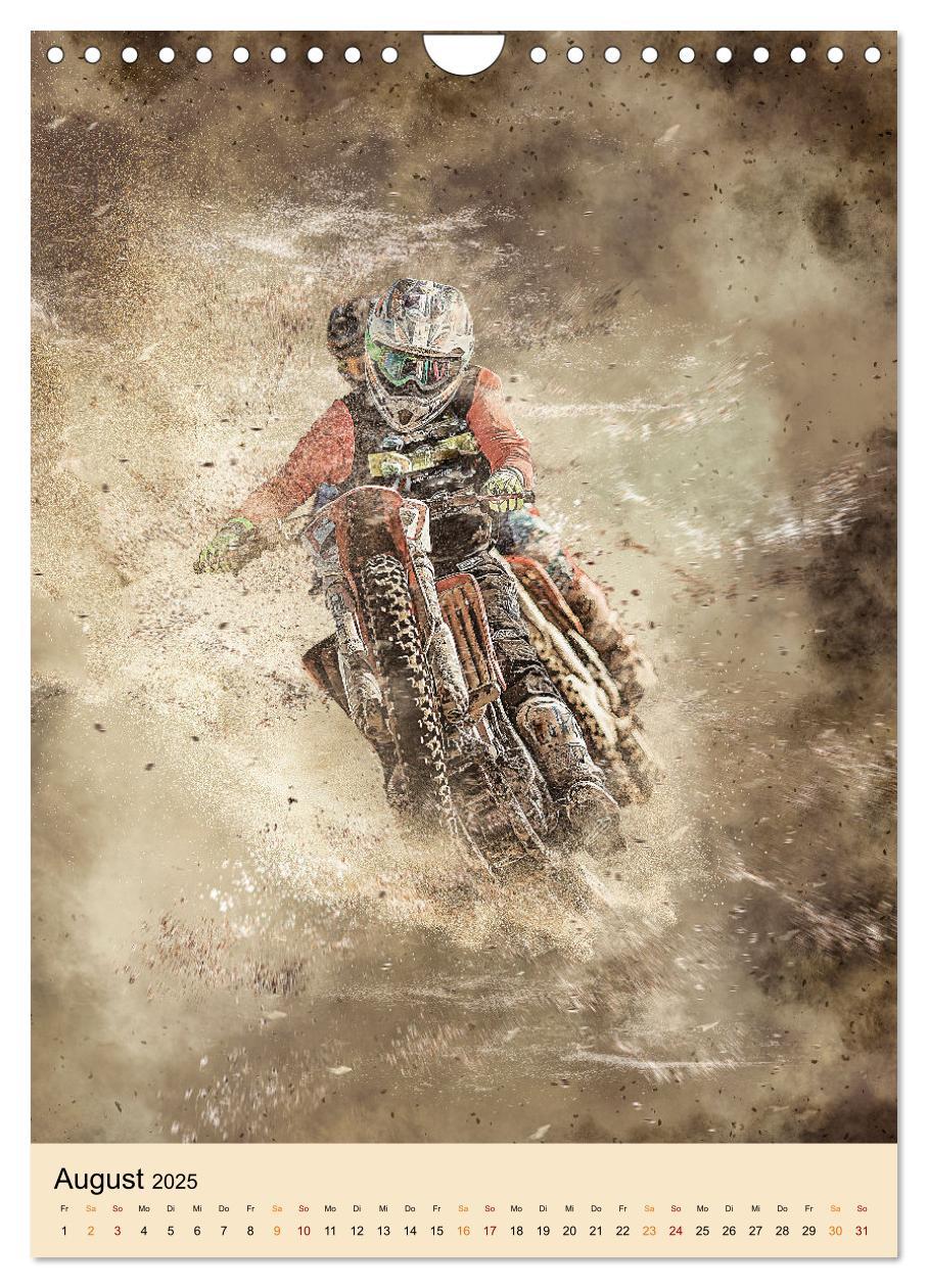 Bild: 9783435891276 | Motocross - Sport der Extreme (Wandkalender 2025 DIN A4 hoch),...