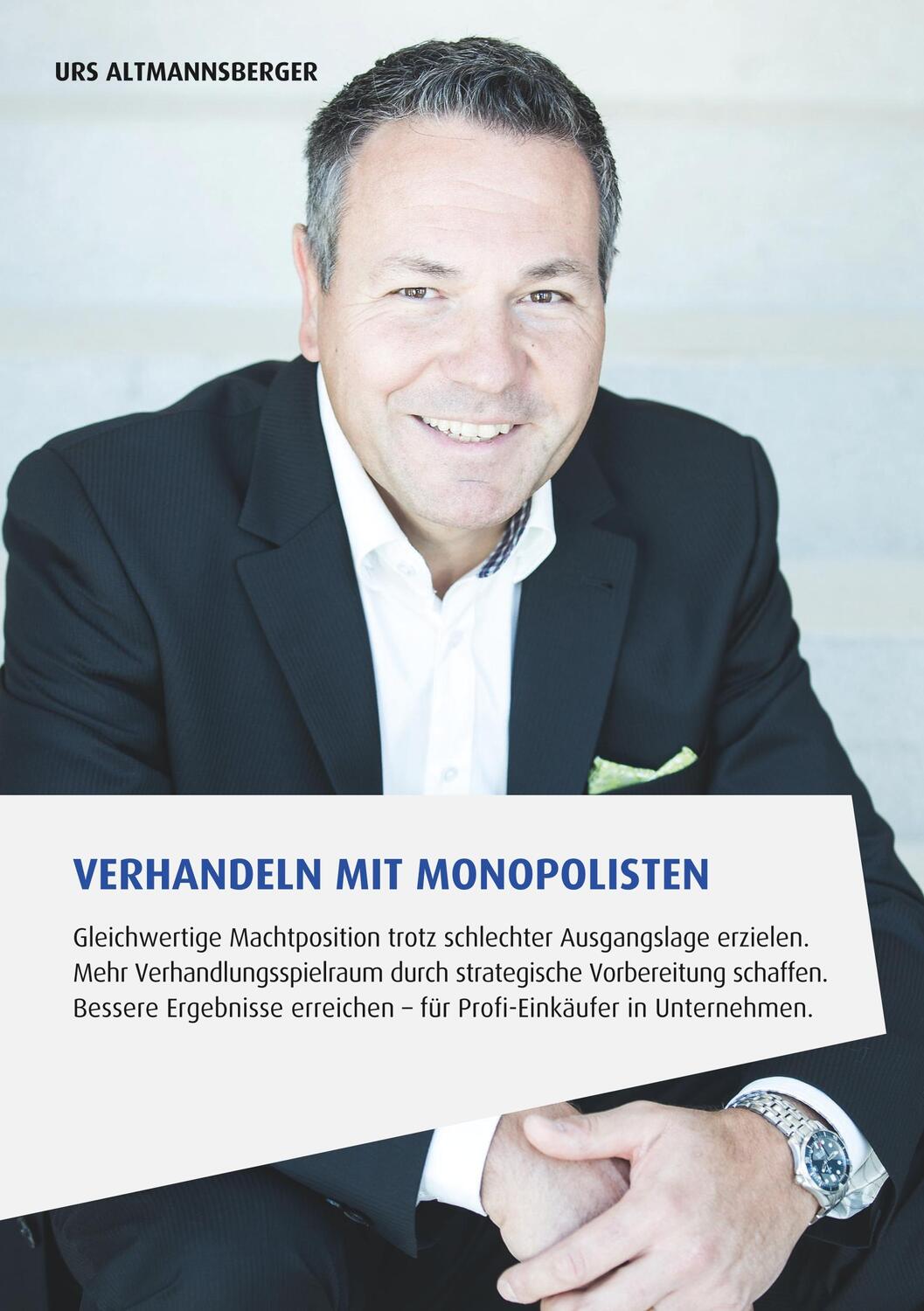 Cover: 9783000600500 | Verhandeln mit Monopolisten | Urs Altmannsberger | Taschenbuch