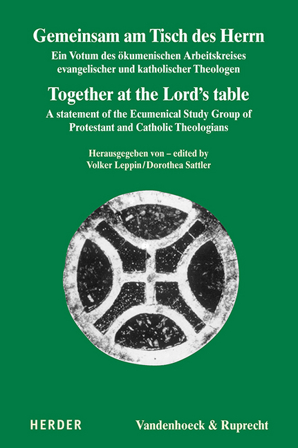 Cover: 9783451386473 | Gemeinsam am Tisch des Herrn / Together at the Lord's table | Buch