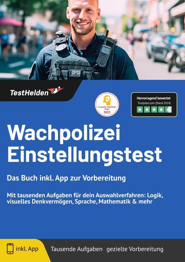 Cover: 9783988175304 | Wachpolizei Einstellungstest: Das Buch inkl. App zur Vorbereitung -...