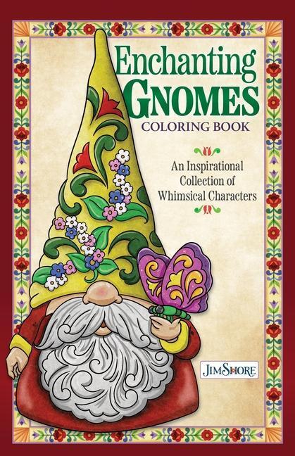 Cover: 9781497205840 | Jim Shore Enchanting Gnomes Coloring Book: An Inspirational...