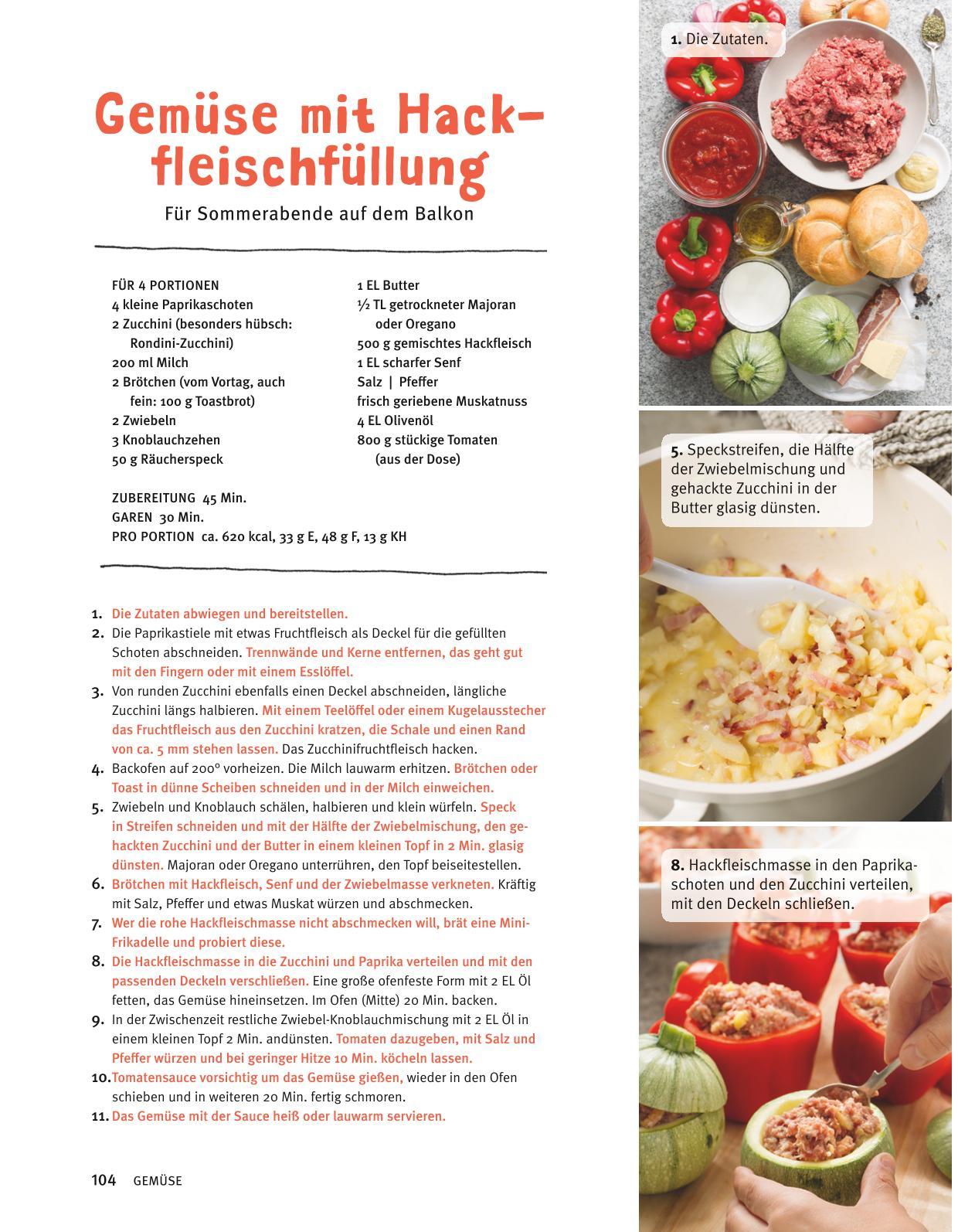 Bild: 9783833833397 | Kochen - so einfach geht's | Das Grundkochbuch in 1000 Bildern | Buch