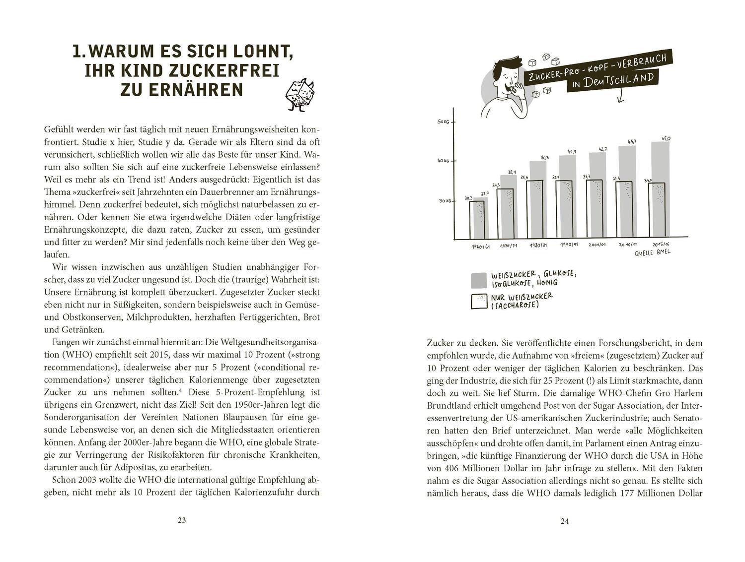 Bild: 9783453605237 | Zuckerfrei von Anfang an | Marianne Falck | Taschenbuch | 368 S.