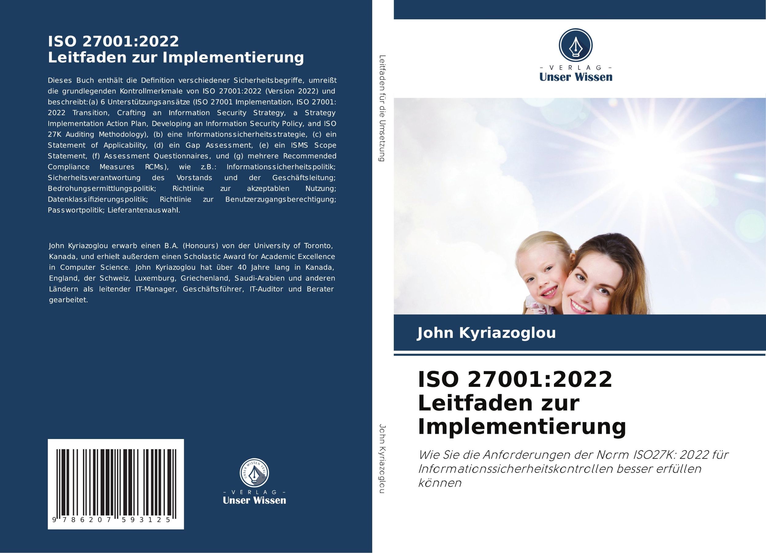 Cover: 9786207593125 | ISO 27001:2022 Leitfaden zur Implementierung | John Kyriazoglou | Buch