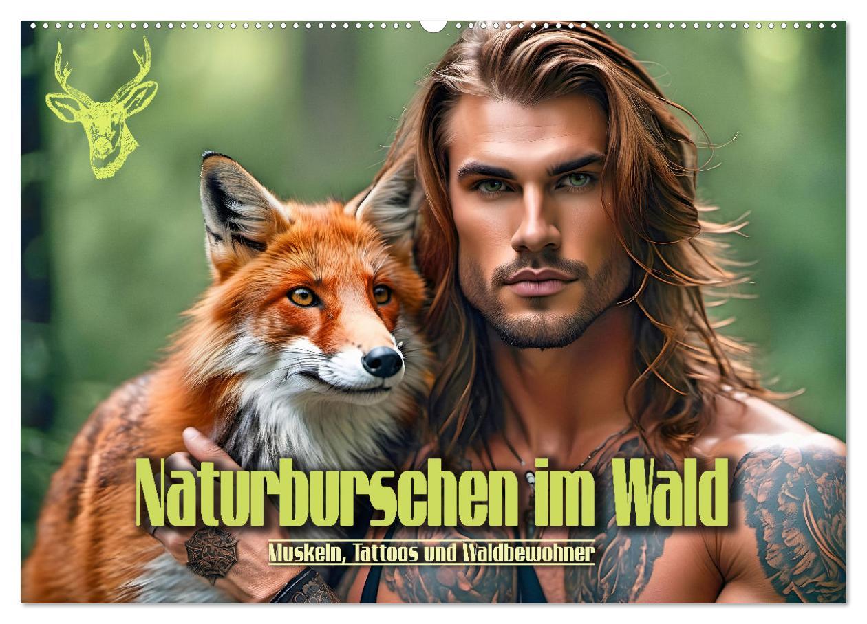 Cover: 9783457178508 | Naturburschen im Wald - Muskeln, Tattoos und Waldbewohner...