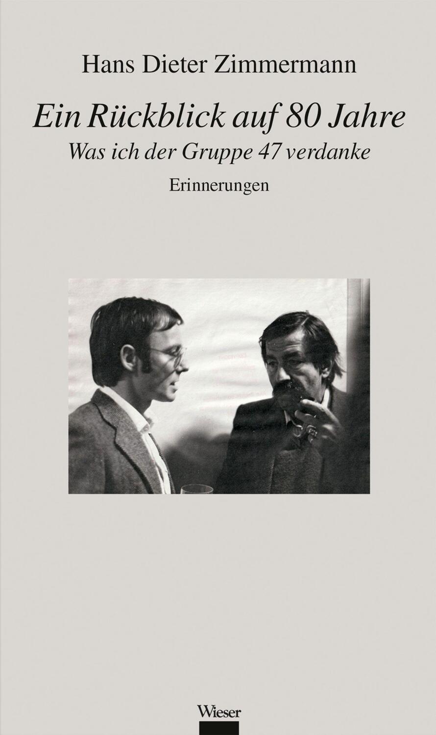 Cover: 9783990294765 | Ein Rückblick auf 80 Jahre | Hans Dieter Zimmermann | Buch | Deutsch
