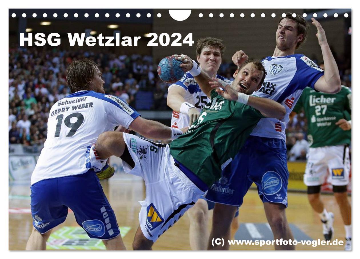Cover: 9783383572418 | HSG Wetzlar - Handball Bundesliga 2024 (Wandkalender 2024 DIN A4...