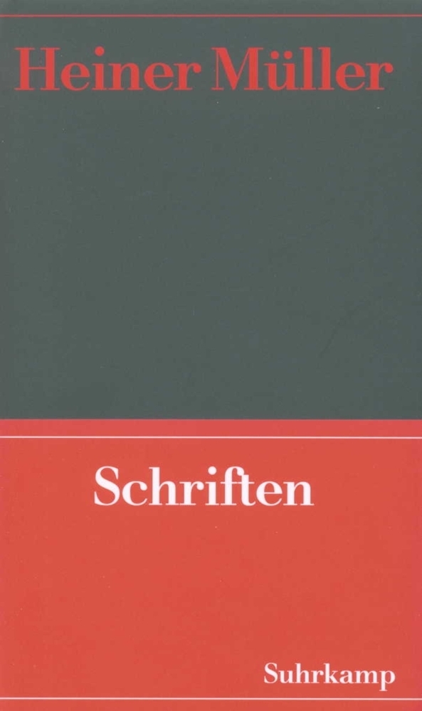 Cover: 9783518408902 | Schriften | Heiner Müller | Buch | Suhrkamp | EAN 9783518408902