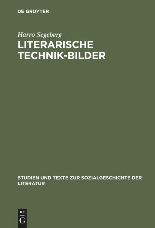 Cover: 9783484350175 | Literarische Technik-Bilder | Harro Segeberg | Buch | ISSN | VII