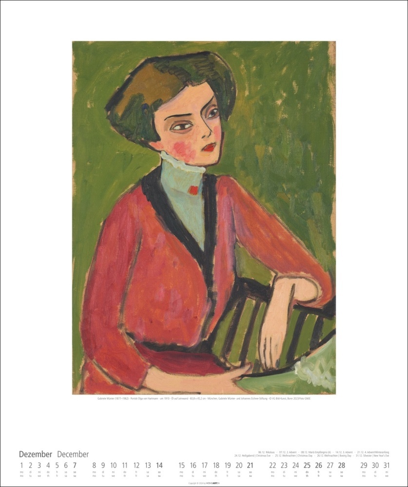 Bild: 9783839900192 | Gabriele Münter Kalender 2025 | Gabriele Münter | Kalender | 14 S.