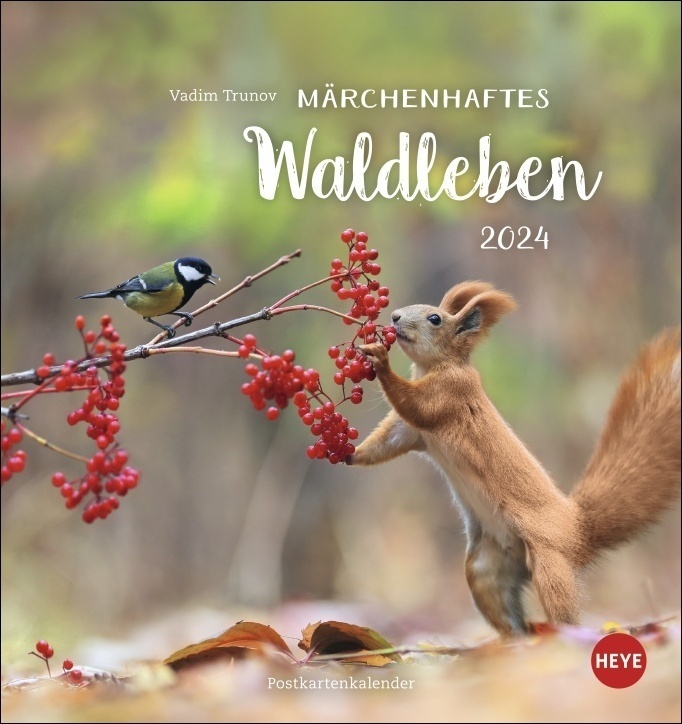 Cover: 9783756402878 | Trunov: Märchenhaftes Waldleben Postkartenkalender 2024. Der...