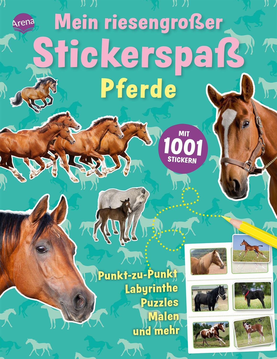 Cover: 9783401709345 | Mein riesengroßer Stickerspaß. Pferde | Mel Plehov | Taschenbuch