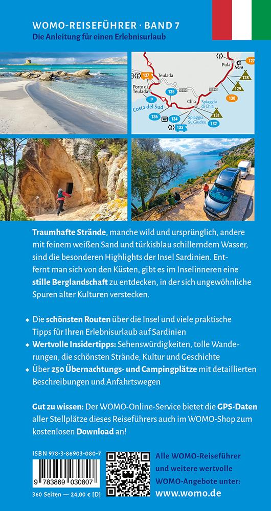 Rückseite: 9783869030807 | Entdeckertouren mit dem Wohnmobil Sardinien | Holtkamp (u. a.) | Buch