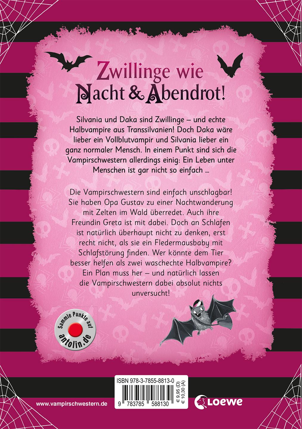 Rückseite: 9783785588130 | Die Vampirschwestern black &amp; pink (Band 2) - Vollmondnacht mit...