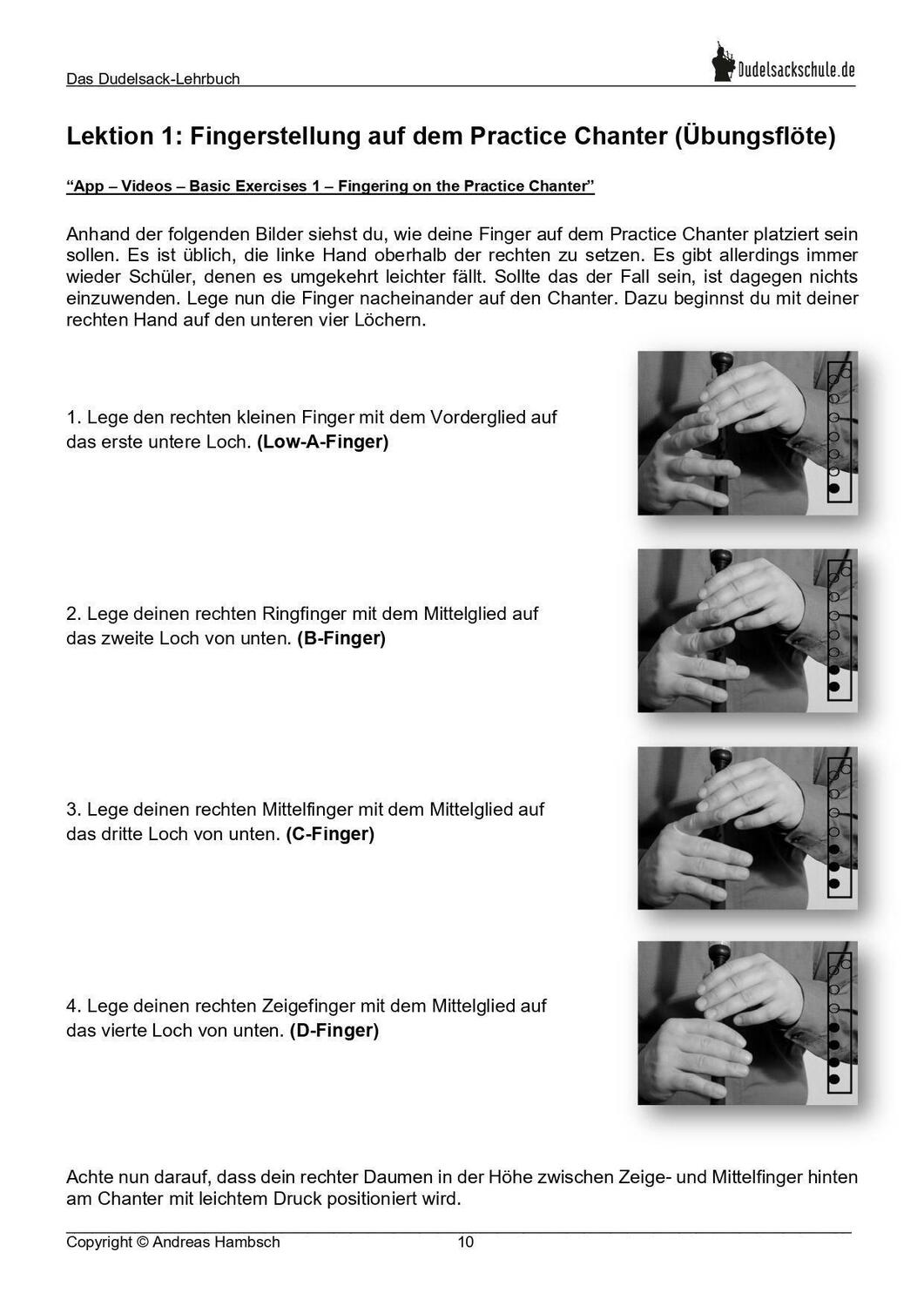 Bild: 9783000485930 | Das Dudelsack-Lehrbuch inkl. App-Kooperation | Andreas Hambsch | 80 S.