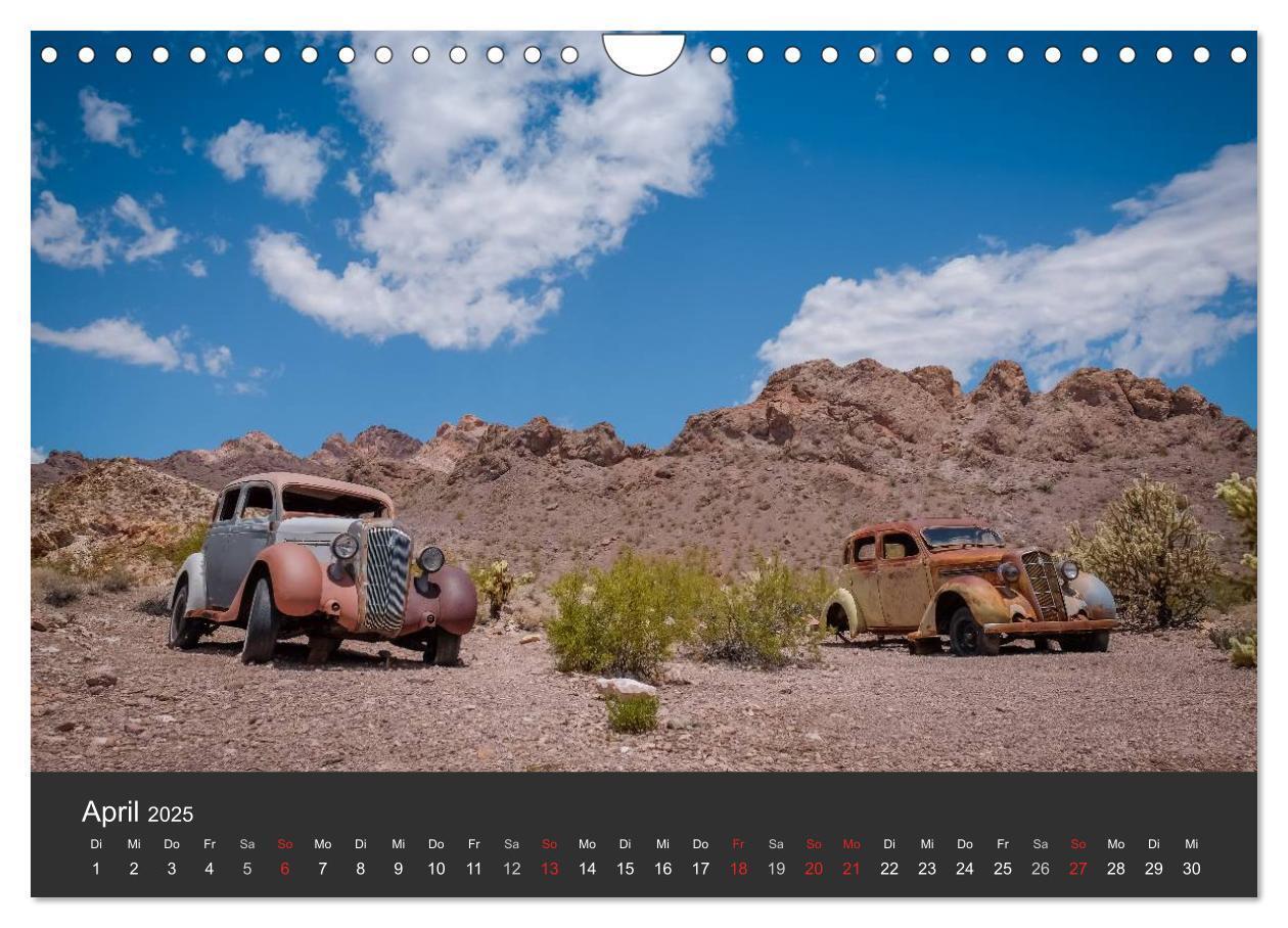 Bild: 9783435576739 | Vergessene Zeitzeugen entlang der Route 66 (Wandkalender 2025 DIN...