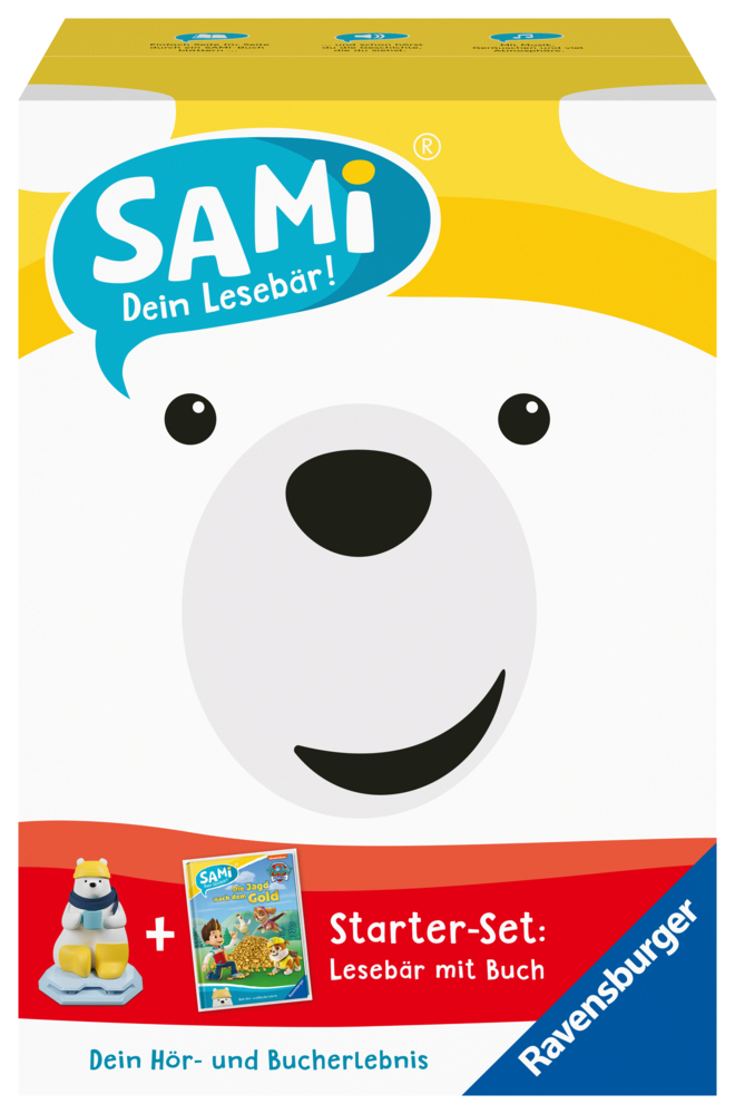 Cover: 4005556000975 | Ravensburger 00097 - SAMi, dein Lesebär, Starter-Set - PAW Patrol,...