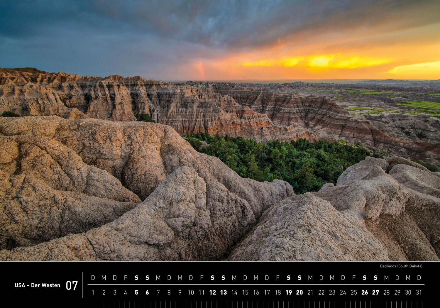 Bild: 9783968555126 | 360° USA - Der Westen Premiumkalender 2025 | Christian Heeb | Kalender