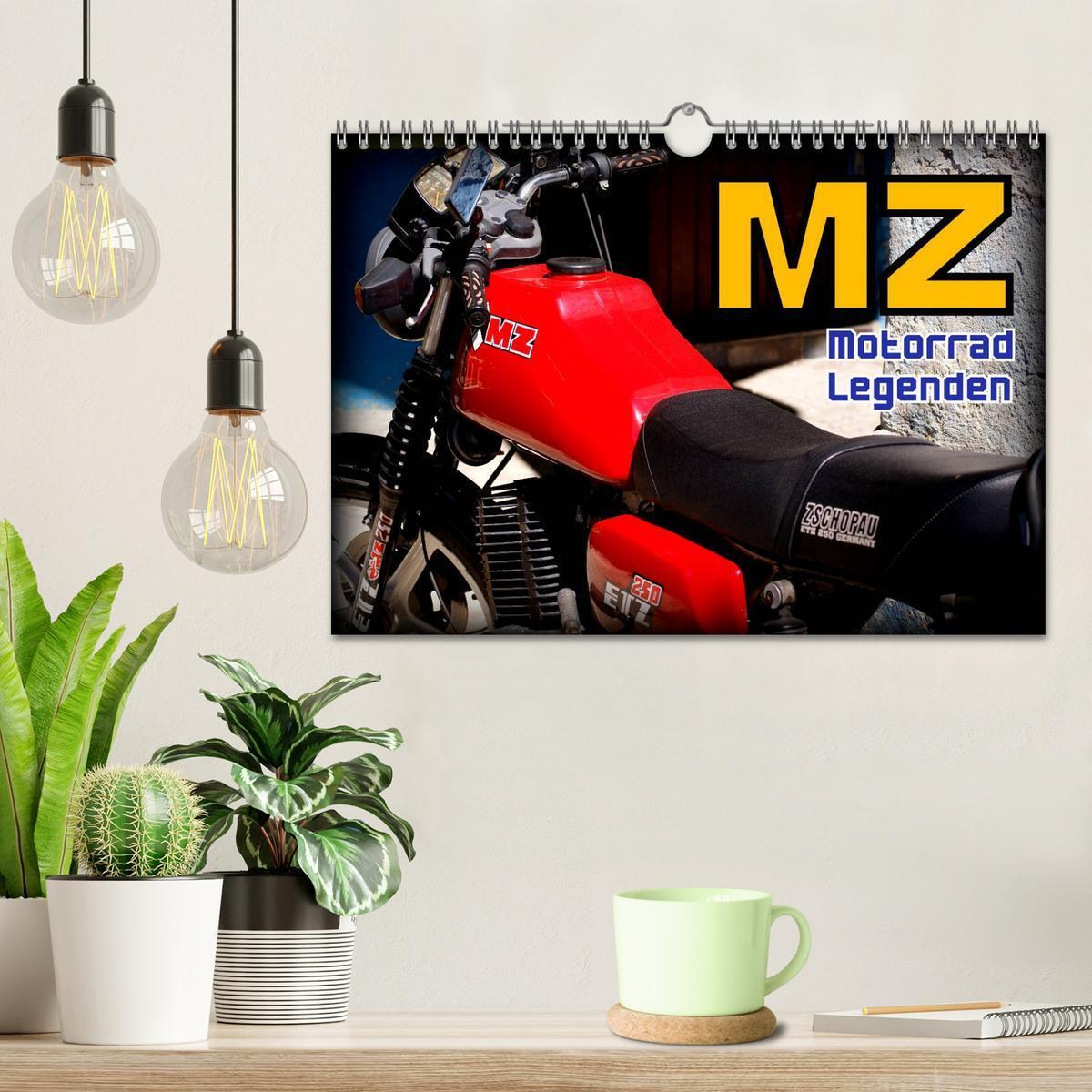 Bild: 9783435485406 | Motorrad-Legenden - MZ (Wandkalender 2025 DIN A4 quer), CALVENDO...