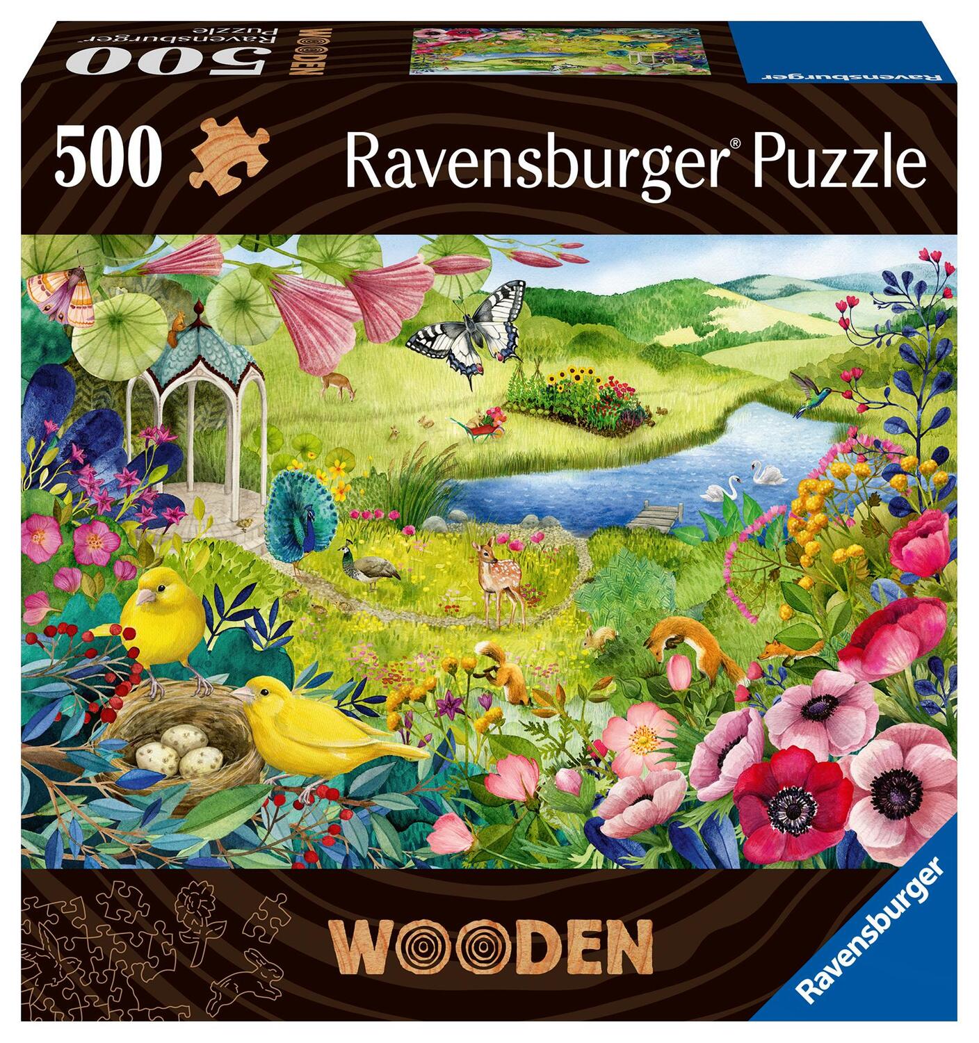 Cover: 4005556175130 | Ravensburger Puzzle 17513 - Wilder Garten - 500 Teile Holzpuzzle...