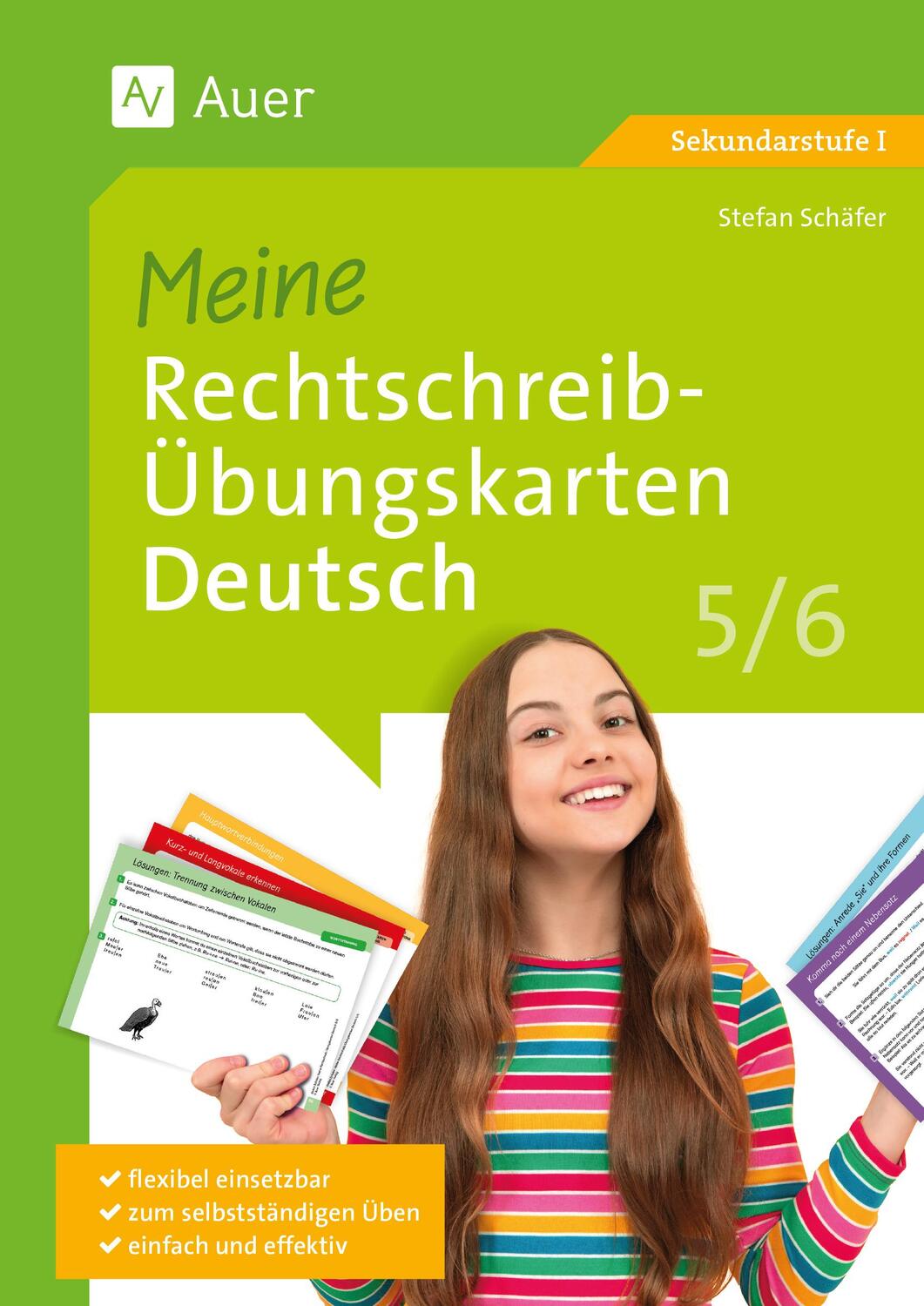 Cover: 9783403088707 | Meine Rechtschreib-Übungskarten Deutsch 5-6 | Stefan Schäfer | Box