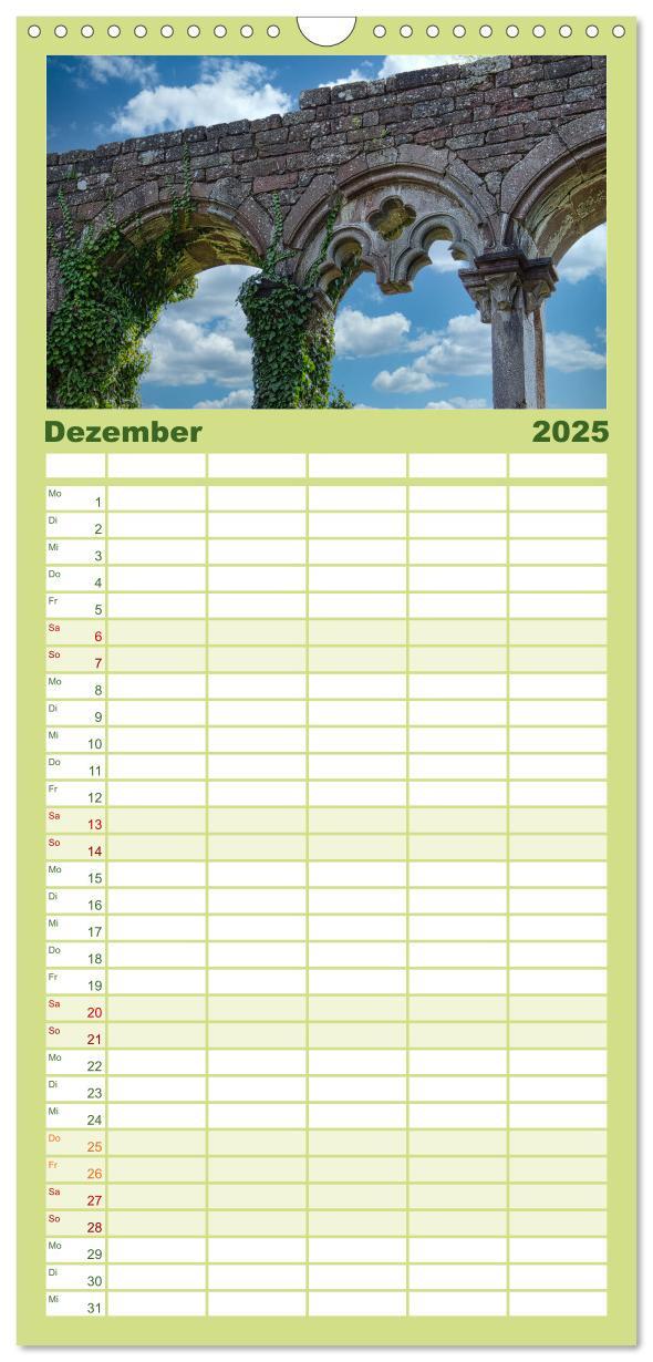 Bild: 9783457096437 | Familienplaner 2025 - Burg Wildenberg mit 5 Spalten (Wandkalender,...