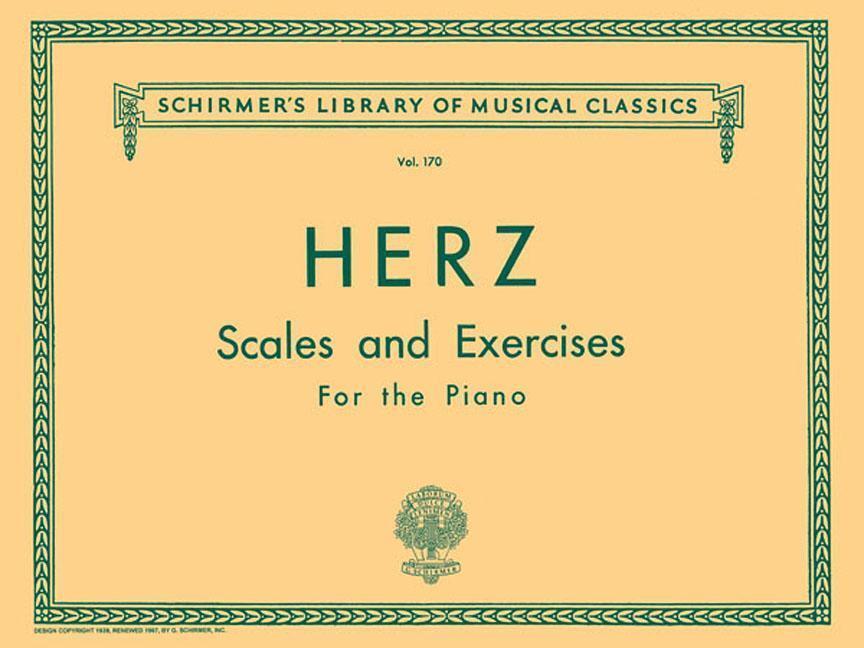 Cover: 9781423492245 | Scales and Exercises: Schirmer Library of Classics Volume 170 Piano...