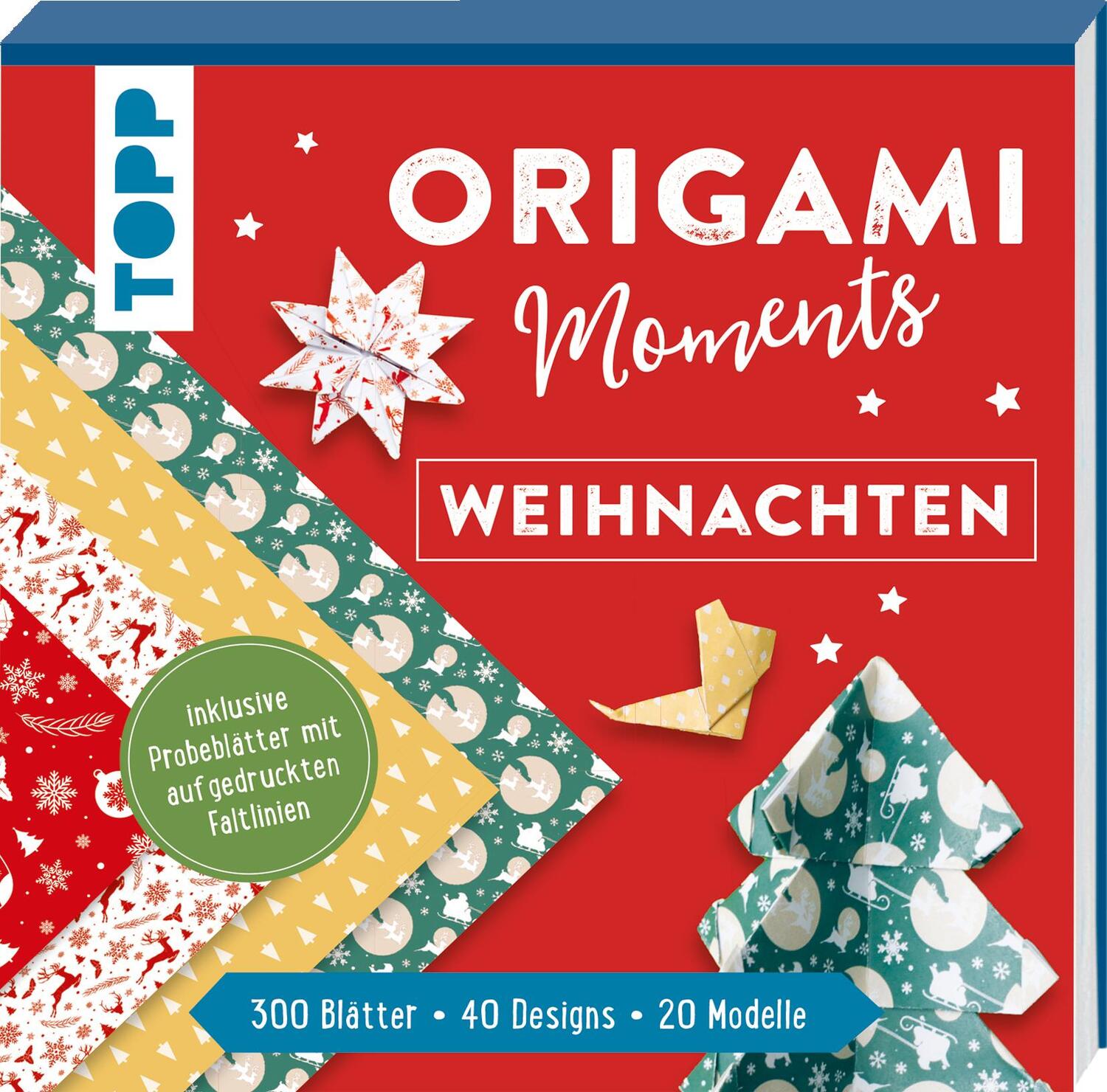 Cover: 9783735850621 | Origami Moments - Weihnachten. Der perfekte Faltspaß für Winter &amp;...