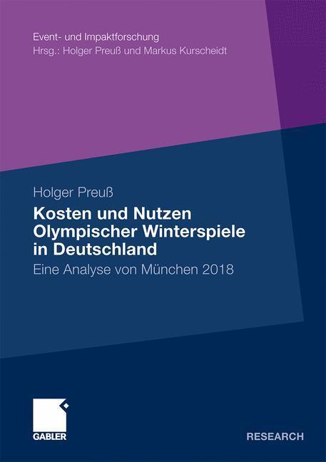 Cover: 9783834929273 | Kosten und Nutzen Olympischer Winterspiele in Deutschland | Preuß