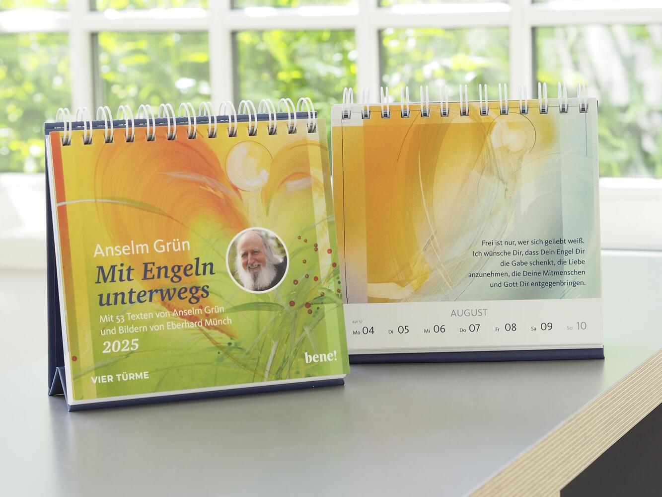 Bild: 4251693903826 | Wochenkalender 2025: Mit Engeln unterwegs | Anselm Grün | Kalender