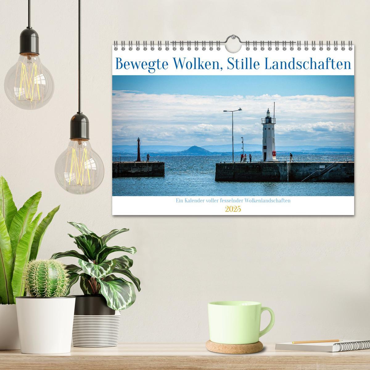 Bild: 9783383839993 | Bewegte Wolken, Stille Landschaften (Wandkalender 2025 DIN A4...